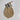 Bamboo Switch Exfoliating Loofah | Teardrop Front Side from Above with Label